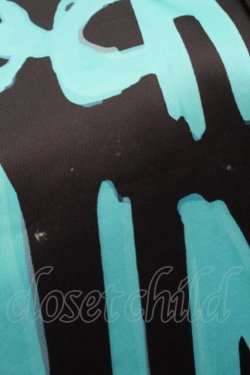 画像4: NieR Clothing / 転写パーカー  黒ｘグリーン S-25-09-11-039-PU-TO-HR-ZS