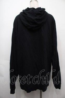 画像2: NieR Clothing / プリントフード付きプルオーバー  黒 S-25-09-11-040-PU-TO-HR-ZS