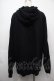 画像2: NieR Clothing / プリントフード付きプルオーバー  黒 S-25-09-11-040-PU-TO-HR-ZS (2)