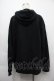 画像2: NieR Clothing / プリントフード付きプルオーバー  黒 S-25-09-11-041-PU-TO-HR-ZS (2)