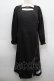 画像1: NieR Clothing / ZIPｘ編み上げワンピース  黒 S-25-09-11-043-PU-OP-HR-ZS (1)