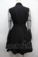 画像2: NieR Clothing / 刺繍チュール袖ワンピース  黒 S-25-09-11-044-PU-OP-HR-ZS (2)
