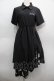 画像1: NieR Clothing / ねこのおしゅしプリントワンピース  黒 S-25-09-11-045-PU-OP-HR-ZS (1)