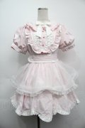 MEWROCO / ナース風フリルワンピース  ピンク S-25-09-11-046-LO-OP-HR-ZS