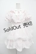 MEWROCO / ナース風フリルワンピース  ピンク S-25-09-11-046-LO-OP-HR-ZS