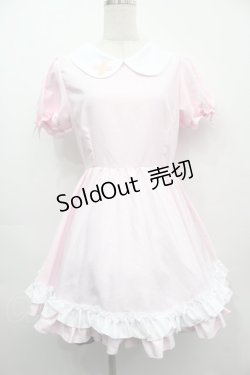 画像1: LOLITA / ナース風ワンピース  ピンク S-25-09-11-047-LO-OP-HR-ZS