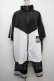 画像1: NieR Clothing / ライン入りセットアップ  黒ｘ白 S-25-09-11-054-PU-BL-HR-ZS (1)