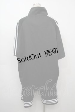 画像2: NieR Clothing / ライン入りセットアップ  黒x白 S-25-09-11-054-PU-BL-HR-ZI