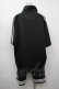 画像2: NieR Clothing / ライン入りセットアップ  黒ｘ白 S-25-09-11-054-PU-BL-HR-ZS (2)