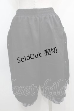画像2: NieR Clothing / レオパードレイヤードパンツ  黒xグレー S-25-09-11-055-PU-PA-HR-ZS