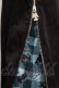 画像4: NieR Clothing / シエル刺繍サイドZIPパンツ  黒ｘグリーン S-25-09-11-058-PU-PA-HR-ZS (4)