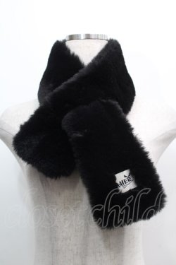 画像1: NieR Clothing / ファーティペット  黒 S-25-09-11-008-PU-ZA-HR-ZS
