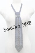 Ozz Croce / チェーンデザインネクタイ  紺 S-25-09-11-011-OO-ZA-HR-ZS