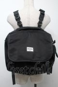 NieR Clothing / ロゴリュック  黒 S-25-09-11-012-PU-BG-HR-ZS