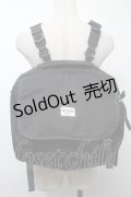 NieR Clothing / ロゴリュック  黒 S-25-09-11-012-PU-BG-HR-ZS