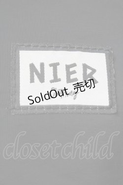 画像2: NieR Clothing / ロゴリュック  黒 S-25-09-11-012-PU-BG-HR-ZS