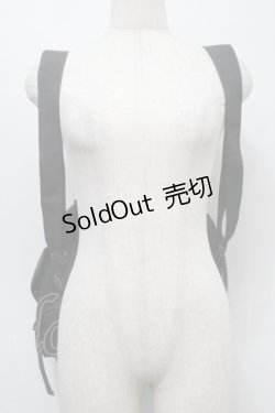 画像4: NieR Clothing / ロゴリュック  黒 S-25-09-11-012-PU-BG-HR-ZS