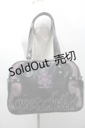 ALGONQUINS / 刺 Ｘクロスバッグ  黒Ｘ紫 S-25-09-11-013-AL-BG-HR-ZS