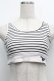 画像1: NieR Clothing / リブトップス  白ｘ黒 S-25-09-11-014-PU-TO-HR-ZS (1)