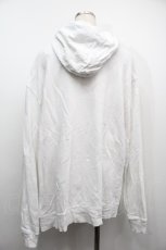 画像2: NieR CLOTHING / プリントフード付きプルオーバー  白 S-25-09-11-019-PU-TO-HR-ZI (2)
