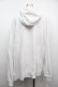画像2: NieR Clothing / プリントフード付きプルオーバー  白 S-25-09-11-019-PU-TO-HR-ZS (2)