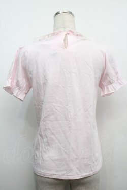 画像2: Nile Perch / 三角えりパフカットソー  ピンク S-25-09-11-020-LO-TO-HR-ZS