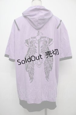 画像2: NieR Clothing / ベルトデザインパーカー  ラベンダー S-25-09-11-022-PU-TO-HR-ZI
