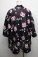 画像2: NieR Clothing / 九尾の狐半袖羽織  黒 S-25-09-11-029-PU-TO-HR-ZS (2)
