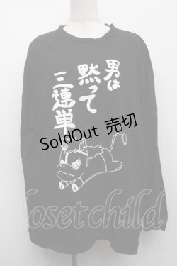 画像1: NieR Clothing / プリントロンT  黒 S-25-09-11-030-PU-TO-HR-ZI