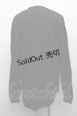 画像2: NieR Clothing / プリントロンT  黒 S-25-09-11-030-PU-TO-HR-ZI