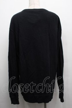 画像2: NieR Clothing / プリントスウェットトップス  黒 S-25-09-11-031-PU-TO-HR-ZS