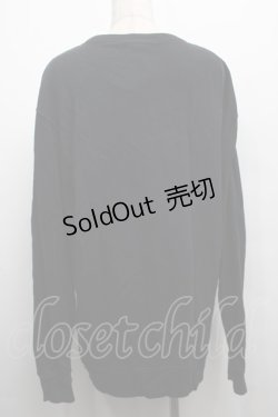 画像2: NieR Clothing / プリントスウェットトップス  黒 S-25-09-11-031-PU-TO-HR-ZI