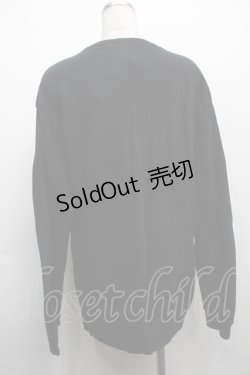 画像2: NieR Clothing / プリントスウェットトップス  黒 S-25-09-11-032-PU-TO-HR-ZI