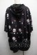 画像2: NieR Clothing / 転写パーカー  黒 S-25-09-11-034-PU-TO-HR-ZS (2)