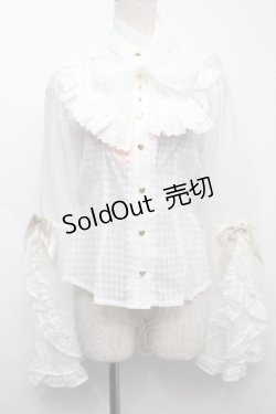 画像1: BABY,THE STARS SHINE BRIGHT / 星空の国のダイヤブラウス  白 S-25-09-12-039-BA-BL-SA-ZS