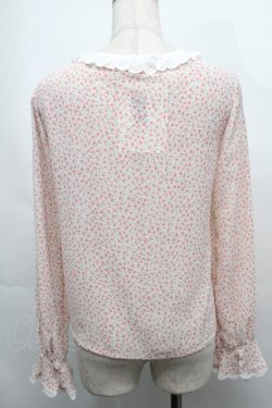 画像2: MILK / ローズブラウス  オフxピンク S-25-09-12-042-ML-BL-AS-ZS