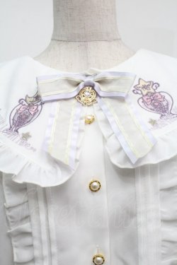 画像3: Amavel / Magical Cosmic Cosmetic半袖ブラウス  白 S-25-09-12-043-CA-BL-AS-ZS