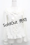 metamorphose / Creamyフリル丸襟ブラウス 1 キナリ S-25-09-12-045-ME-BL-HR-ZS