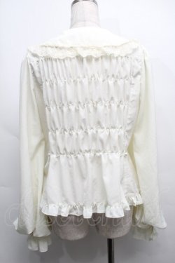 画像2: metamorphose / Creamyフリル丸襟ブラウス 1 キナリ S-25-09-12-045-ME-BL-HR-ZS