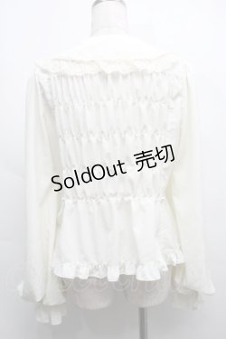 画像2: metamorphose / Creamyフリル丸襟ブラウス 1 キナリ S-25-09-12-045-ME-BL-HR-ZS