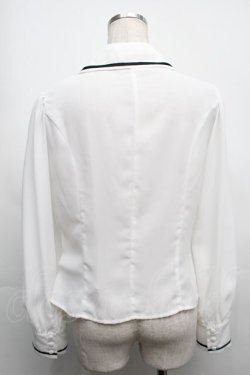 画像2: Innocent World White / リボンタイ付きブラウス  白 S-25-09-12-048-IW-BL-AS-ZS