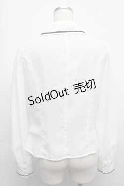 画像2: Innocent World White / リボンタイ付きブラウス  白 S-25-09-12-048-IW-BL-AS-ZS