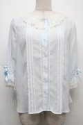 Angelic Pretty / Sanctuaryブラウス  サックス S-25-09-12-052-AP-BL-AS-ZS