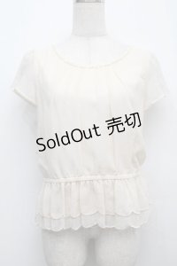 LOLITAその他(お買取対象外) /  ドットシフォントップス  オフ S-25-09-12-059-LO-TO-HR-ZT352