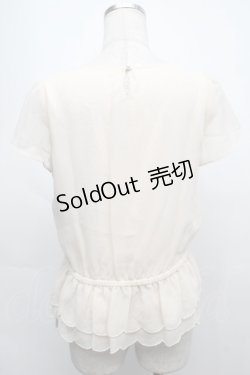 画像2: LOLITAその他(お買取対象外) /  ドットシフォントップス  オフ S-25-09-12-059-LO-TO-HR-ZT352