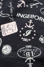 画像3: 【SALE】INGEBORG / マリン総柄半袖カットソー 9 ネイビー S-25-09-12-063-LO-TO-SA-ZT499 (3)
