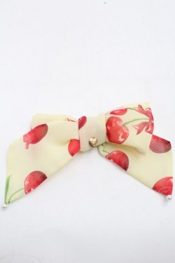 画像1: Angelic Pretty / Drained Cherryクリップ  イエロー S-25-09-12-010-AP-AC-AS-ZS