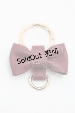 画像1: Maison de FLEUR / リボンキーリング  ワイン S-25-09-12-018-LO-BG-HR-ZS