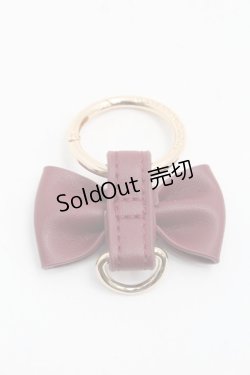 画像2: Maison de FLEUR / リボンキーリング  ワイン S-25-09-12-018-LO-BG-HR-ZS