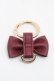 画像2: Maison de FLEUR / リボンキーリング  ワイン S-25-09-12-018-LO-BG-HR-ZS (2)